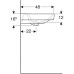 Раковина Geberit Smyle Square 500.229.01.1 60 см