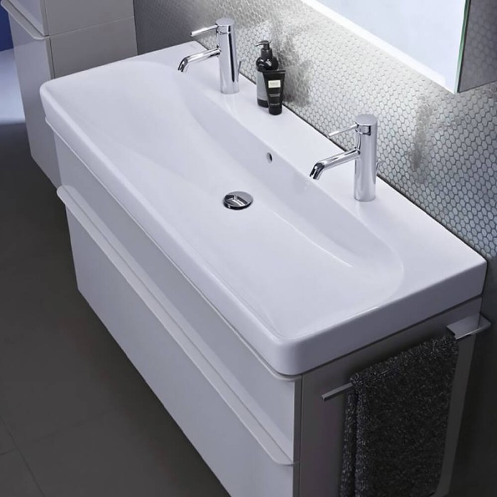 Раковина Geberit Smyle Square 500.253.01.1 120 см
