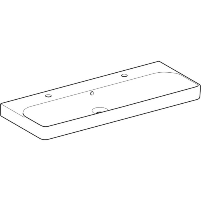 Раковина Geberit Smyle Square 500.253.01.1 120 см