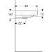 Раковина Geberit Smyle Square 500.253.01.1 120 см