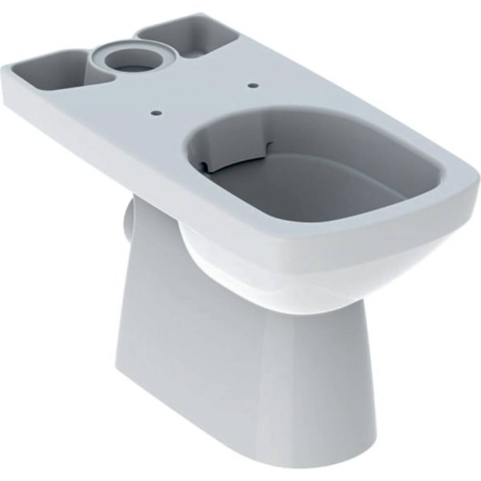 Унітаз підлоговий Geberit Selnova Square 500.152.01.1 Rimfree без бачка та сидіння