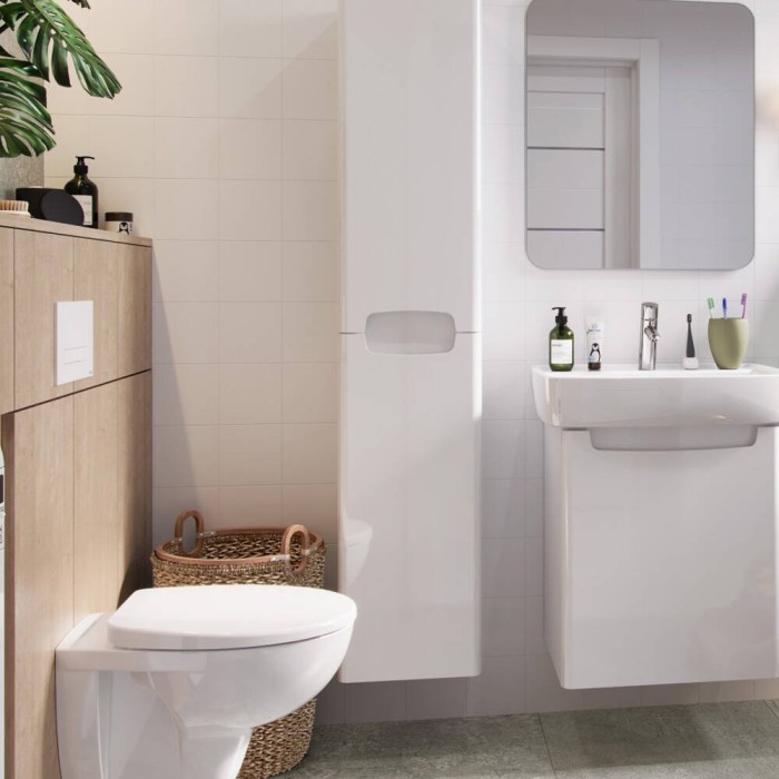 Унітаз підвісний Kolo Rekord K99033000 безобідковий з сидінням soft-close, Click2Clean Унітаз підвісний Kolo Rekord K99033000 безобідковий з сидінням soft-close, Click2Clean