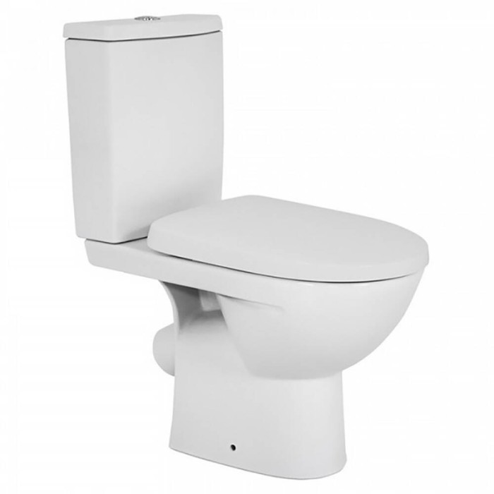 Унітаз-компакт Kolo Status 2395050UA із сидінням з дюропласту Soft close, Click2Clean