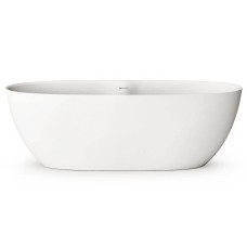 Ванна зі штучного каменю PAA VABELL/00 BELLA 170х80 см з інтегрованим сифоном, білий глянець