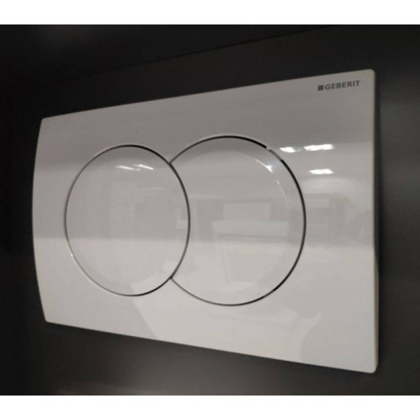 Клавіша змиву Geberit Delta01 115.107.11.1 альпійський білий