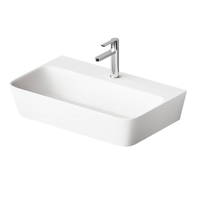 Раковина PAA Quadro SilkStone IQUAS/00 70 см, білий мат