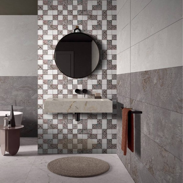 Плитка Ceramica Deseo Hoover Gray Decor декор 30х90 см