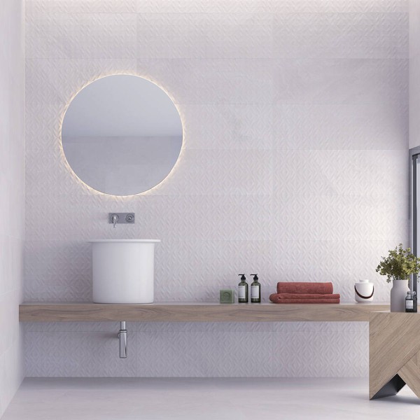Плитка Geotiles Rlv Makai Blanco 30x90 см декор