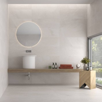 Плитка Ceramica Deseo Rlv Makai Marfil 30x90 см декор