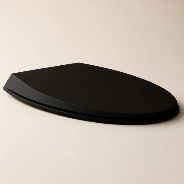 Кришка для унітазу RAK Ceramics Cloud CLOSC3901504 slim, Soft Close, Quick Release, чорний матовий