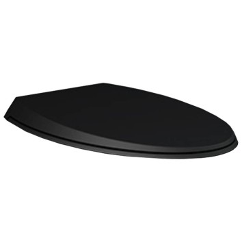 Кришка для унітазу RAK Ceramics Cloud CLOSC3901504 slim, Soft Close, Quick Release, чорний матовий