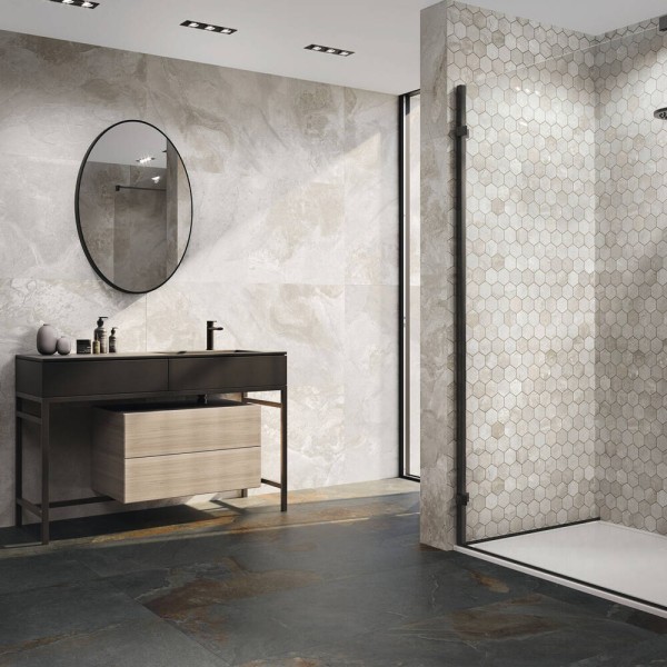 Керамограніт Baldocer Slate White Rect. 60x120 см