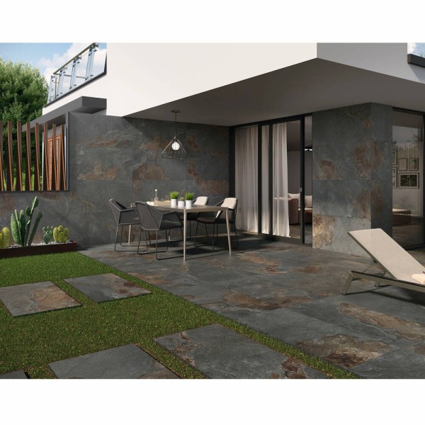 Керамограніт Baldocer Slate Black Rect 60x120 см