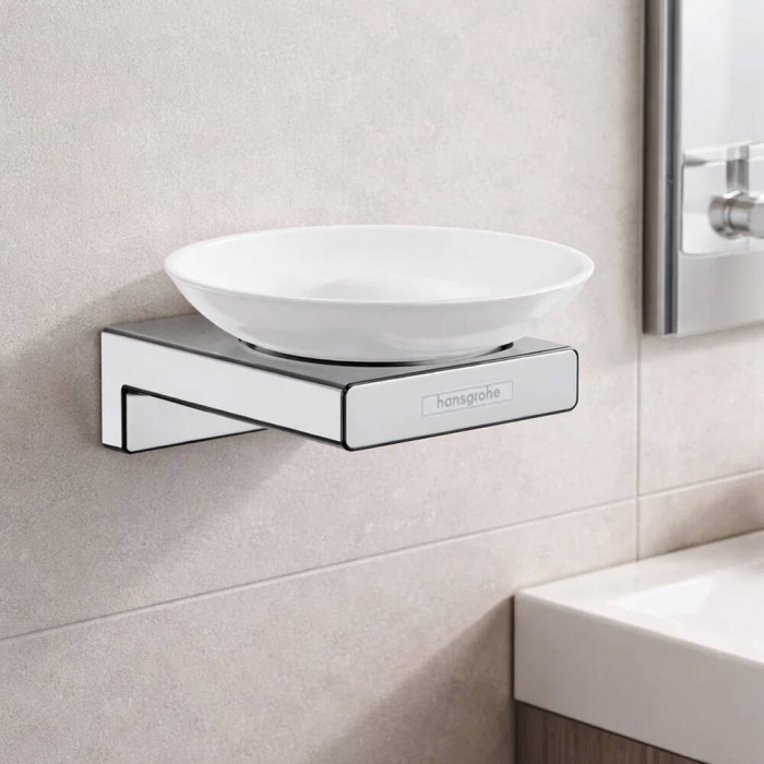 Мильниця Hansgrohe AddStoris 41746000 з тримачем, хром