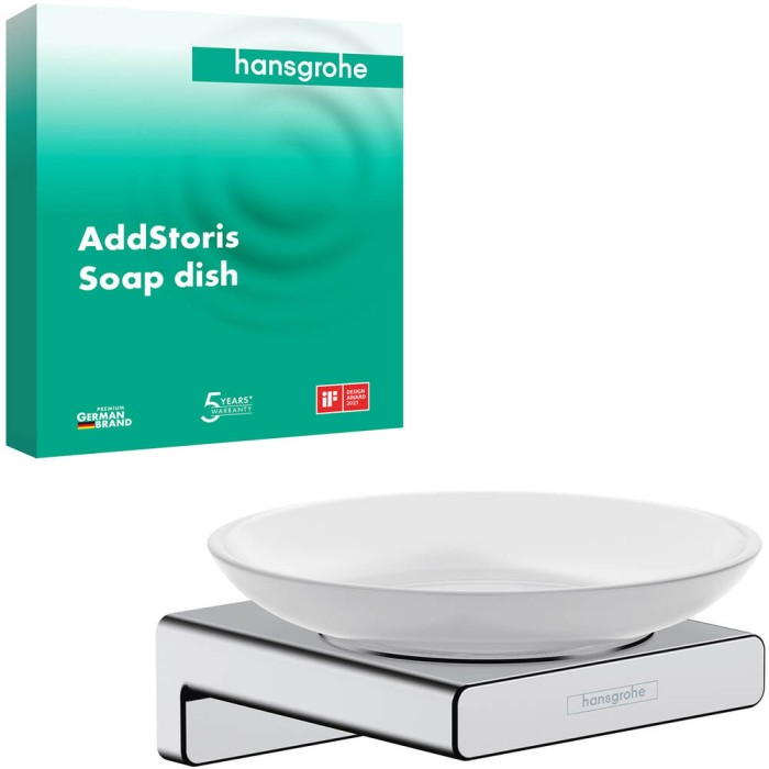 Мильниця Hansgrohe AddStoris 41746000 з тримачем, хром