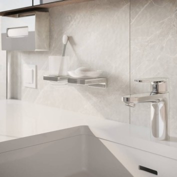 Мильниця Hansgrohe AddStoris 41746000 з тримачем, хром