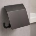 Тримач для туалетного паперу Hansgrohe AddStoris 41753670 з кришкою чорний матовий