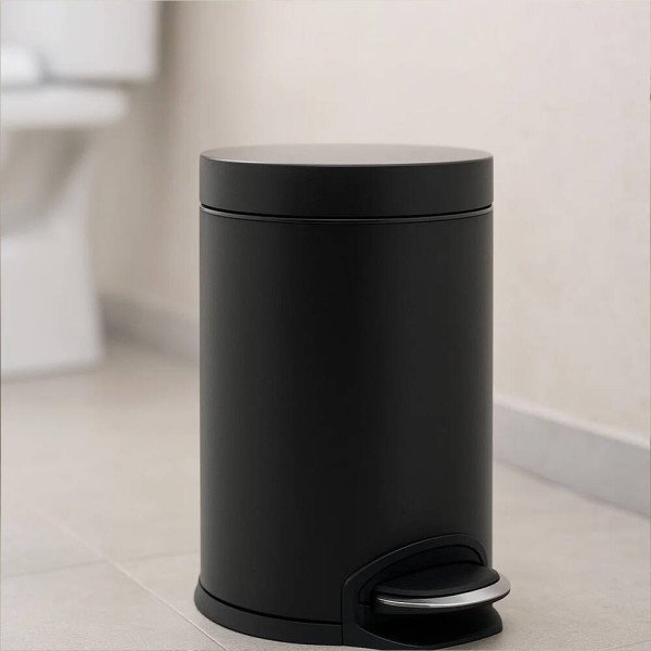 Відро для сміття Hansgrohe AddStoris 41775670 3 л з педаллю, чорний матовий