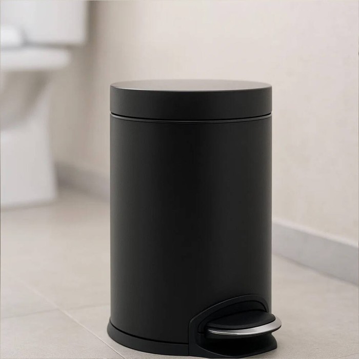 Відро для сміття Hansgrohe AddStoris 41775670 3 л з педаллю, чорний матовий