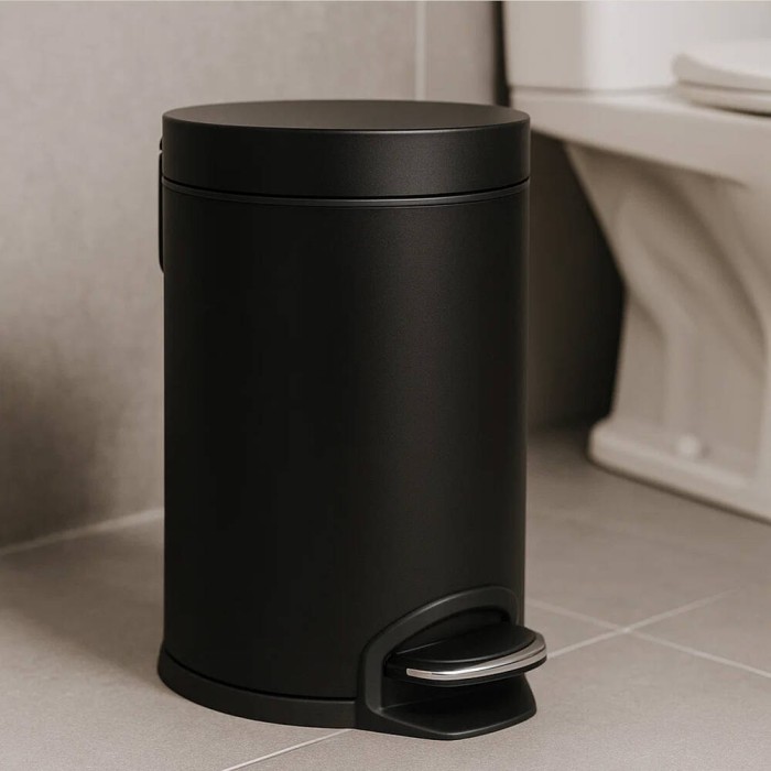 Відро для сміття Hansgrohe AddStoris 41775670 3 л з педаллю, чорний матовий