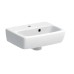 Раковина Geberit Selnova Square 500.316.01.1, 36 см, з асиметричним переливом