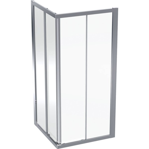 Душова кабіна Geberit Geo 560.122.00.2 квадратна 900x900 без піддону