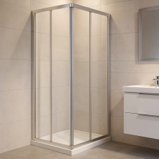 Душова кабіна Geberit Geo 560.122.00.2 квадратна 900x900 без піддону