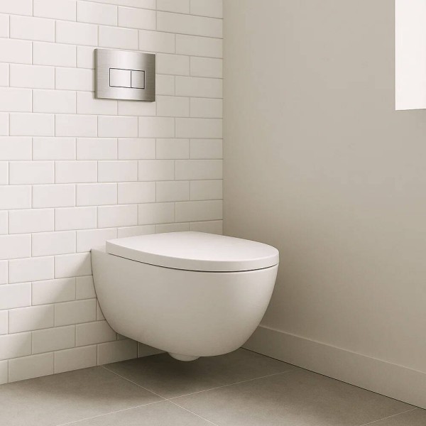 Унітаз підвісний Geberit Modo 502.939.00.1 безобідковий із сидінням Soft Close