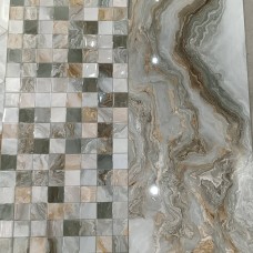 Плитка Ceramica Deseo Arabesque Grey Dark 30х90 см