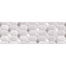 Плитка Ceramica Deseo Violeta Silver Decor 30х90см декор