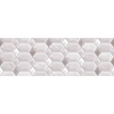 Плитка Ceramica Deseo Violeta Silver Decor 30х90см декор