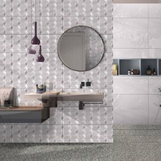 Плитка Ceramica Deseo Violeta Silver Decor 30х90см декор