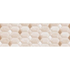 Плитка Ceramica Deseo Violeta Crema Decor 30х90см декор