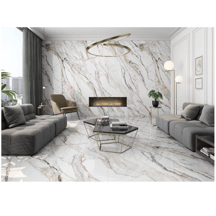 Керамограніт ITT Ceramic Calacatta Paonazzo Polished 6mm 120х300 см