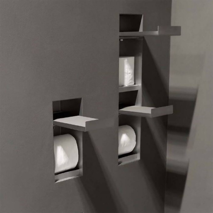 Тримач для туалетного паперу і запасного рулону Antonio Lupi Sesamo5