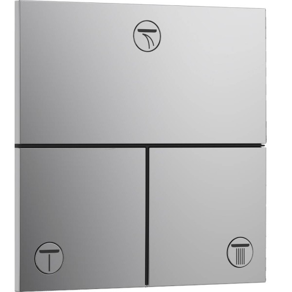Перемикач режимів прихованого монтажу на 3 режими, хром Hansgrohe ShowerSelect Comfort E 15573000