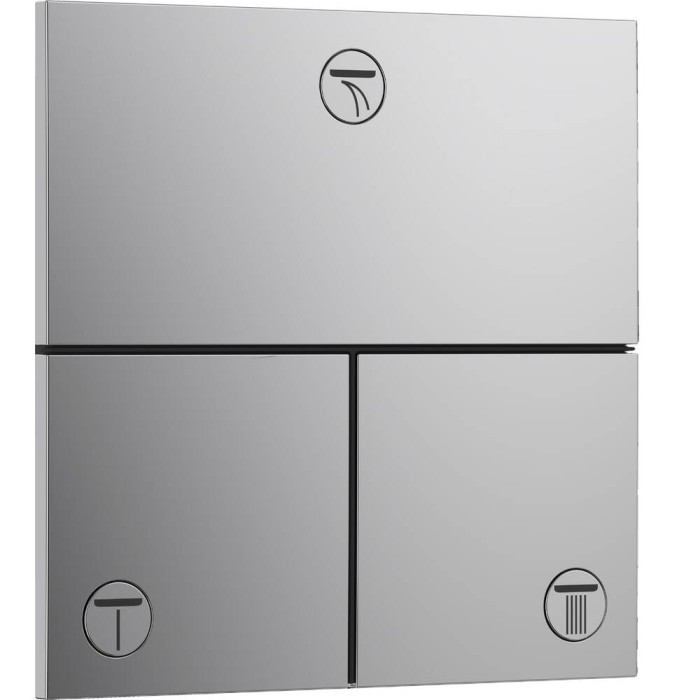 Перемикач режимів прихованого монтажу на 3 режими, хром Hansgrohe ShowerSelect Comfort E 15573000