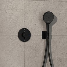 Зовнішня частина термостата на 2 споживачі, чорний матовий Hansgrohe ShowerSelect Comfort S 15554670