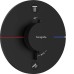 Зовнішня частина термостата на 2 споживачі, чорний матовий Hansgrohe ShowerSelect Comfort S 15554670