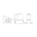 Унітаз-компакт Devit Optima 3110140 безобідковий з кришкою Soft-Close