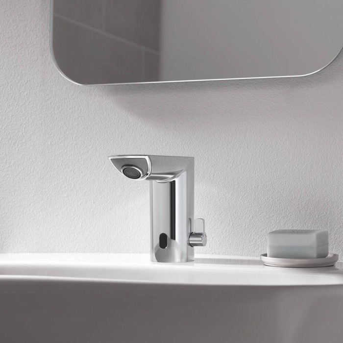 Змішувач для раковини Grohe BauCosmo E 36451000 сенсорний хром