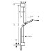 Душовий набір Hansgrohe Vernis Pulsify Select 24160000 зі штангою 65 см