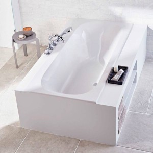 Ванна акрилова Geberit Soana 554.004.01.1 180х80 см тонкий край, з ніжками