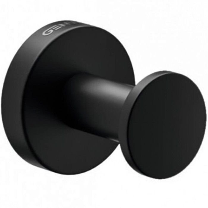 Гачок Genwec Nimbus GW05 70 04 03 одинарний, чорний матовий