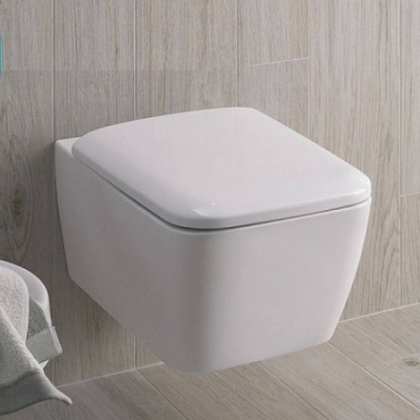 Унітаз підвісний Geberit iCon Square 201950000 безобідковий