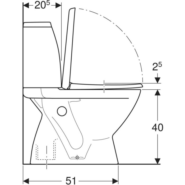Унітаз-компакт KOLO Runa L89206200 з сидінням з кришкою Duroplast, soft-close Унітаз-компакт KOLO Runa L89206200 з сидінням з кришкою Duroplast, soft-close