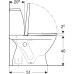 Унітаз-компакт KOLO Runa L89206200 з сидінням з кришкою Duroplast, soft-close Унітаз-компакт KOLO Runa L89206200 з сидінням з кришкою Duroplast, soft-close