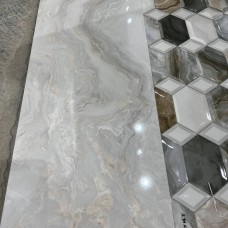 Плитка Ceramica Deseo Arabesque Grey Light 30х90 см