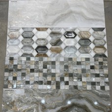 Плитка Ceramica Deseo Arabesque Grey Light 30х90 см