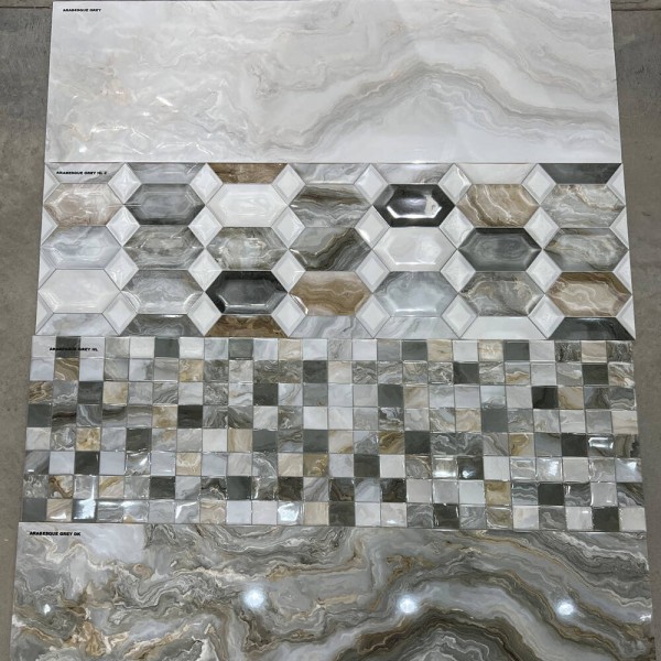 Плитка Ceramica Deseo Arabesque Grey Light 30х90 см